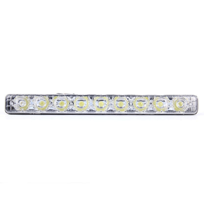 2 PCS LD-008 5730-9SMD 15W 1500 LM 7000K White Light  Daytime Running Light.DC 12V - Running Lights by PMC Jewellery | Online Shopping South Africa | PMC Jewellery | Buy Now Pay Later Mobicred