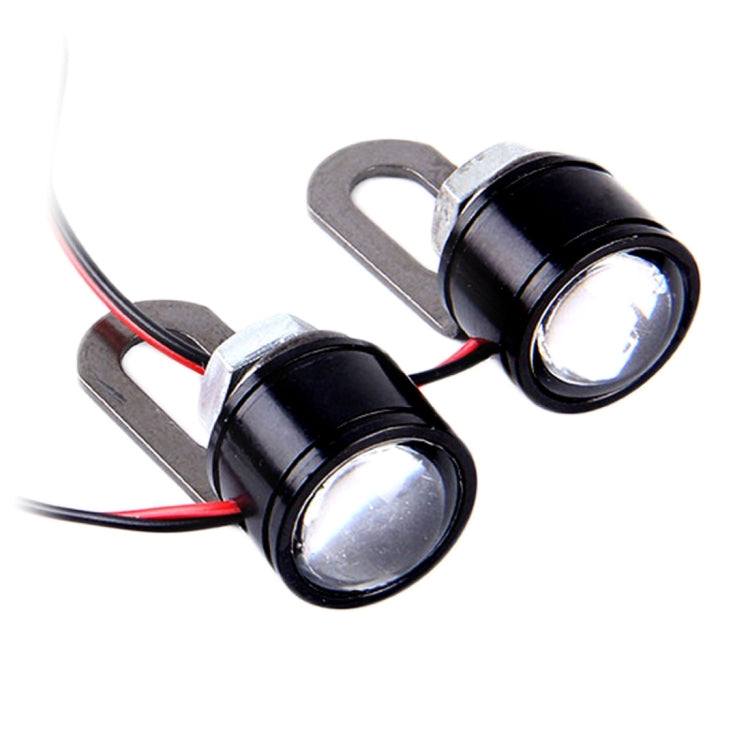2 PCS 12V 3W  Blue Light Eagle Eyes LED Strobe Light For Motorcycle ���Wire Length: 90cm - Eagle Eye Lights by PMC TechLife | Online Shopping South Africa | PMC TechLife
