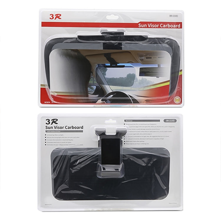 3R-2146 Car Double Side Anti-Glare Dazzling Goggle Driving Mirror Sun Visors - Interior Mirrors by 3R | Online Shopping South Africa | PMC Jewellery | Buy Now Pay Later Mobicred