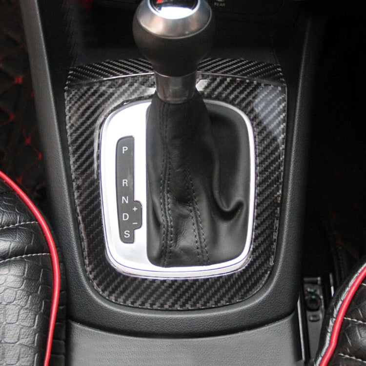 2 PCS Carbon Fibre Car Gear Panel Decorative Sticker for Audi Q3 2013-2018 - Car Interior Mouldings by PMC TechLife | Online Shopping South Africa | PMC TechLife | Buy Now Pay Later Mobicred