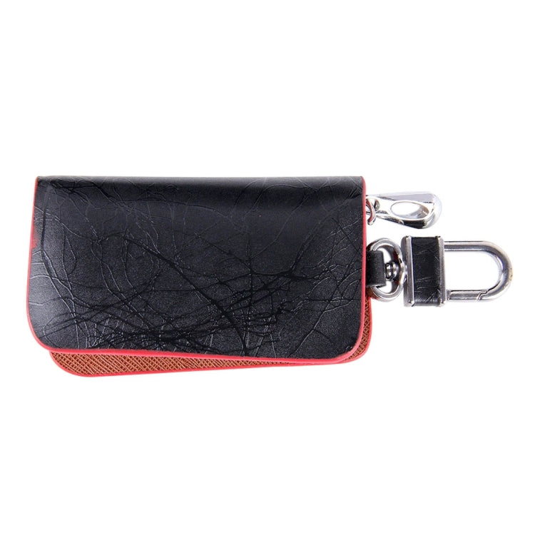 Universal Leather Roots Texture Waist Hanging Zipper Wallets Key Holder Bag (No Include Key)(Red) - Car Key Cases by PMC TechLife | Online Shopping South Africa | PMC TechLife | Buy Now Pay Later Mobicred