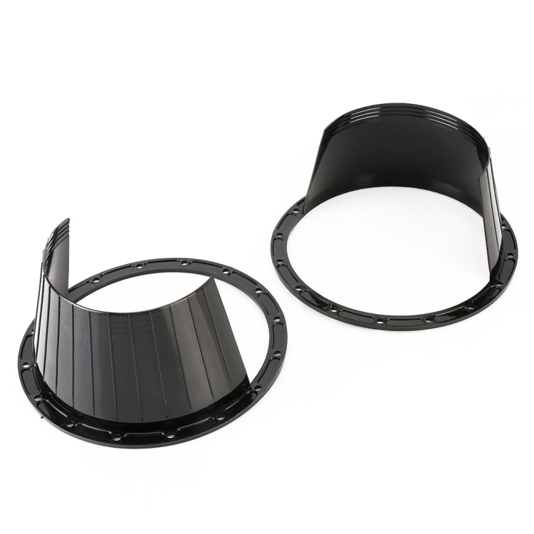 2 PCS 6.5 inch Car Auto Loudspeaker Plastic Waterproof Cover with Protective Cushion Pad, Inner Diameter: 14.5cm - Car Amplifiers by PMC TechLife | Online Shopping South Africa | PMC TechLife | Buy Now Pay Later Mobicred