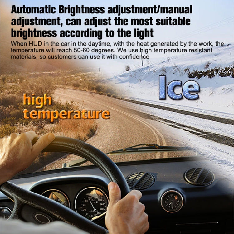 D5000 OBD2 5 inch Vehicle-mounted Head Up Display Security System, Support Car Speed / Engine Revolving Speed Display / Water Temperature / Battery Voltage / Detection and Elimination Fault Code - Head Up Display System by PMC TechLife | Online Shopping South Africa | PMC TechLife | Buy Now Pay Later Mobicred