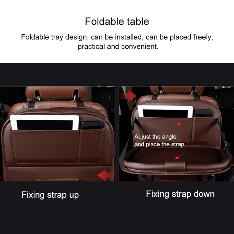 Multifunction Car Seat Pockets Folding Storage Bag (Black) - Stowing Tidying by PMC TechLife | Online Shopping South Africa | PMC TechLife | Buy Now Pay Later Mobicred