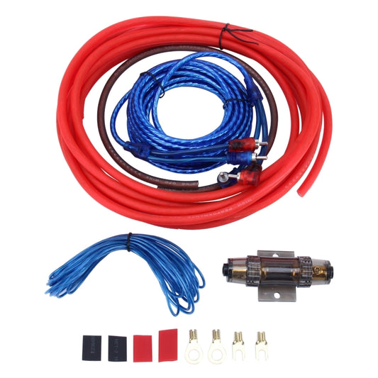 1200W 6GA Car Copper Clad Aluminum Power Subwoofer Amplifier Audio Wire Cable Kit with 60Amp Fuse Holder - DIY Cables by PMC Jewellery | Online Shopping South Africa | PMC Jewellery | Buy Now Pay Later Mobicred