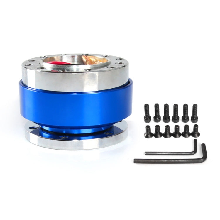 Universal 60mm Car Steering Wheel Quick Release HUB Racing Adapter Snap Off Boss Kit(Blue) - Other Tools by PMC Jewellery | Online Shopping South Africa | PMC Jewellery | Buy Now Pay Later Mobicred