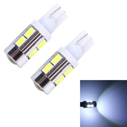 2 PCS T10 6W White Light 10 SMD 5630 LED Car Clearance Lights Lamp, DC 12V - Clearance Lights by PMC Jewellery | Online Shopping South Africa | PMC Jewellery | Buy Now Pay Later Mobicred