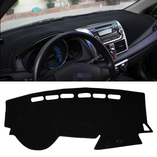 Car Light Instrument Panel Sunscreen Dashboard Mats Cover for Kia K2, Please Note Model and Year(Black) - Sound & Heat Insulation Cotton by PMC Jewellery | Online Shopping South Africa | PMC Jewellery | Buy Now Pay Later Mobicred