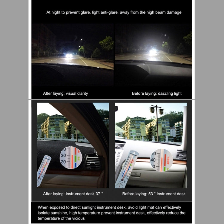 Car Light Instrument Panel Sunscreen Dashboard Mats Cover for Kia K2, Please Note Model and Year(Black) - Sound & Heat Insulation Cotton by PMC TechLife | Online Shopping South Africa | PMC TechLife | Buy Now Pay Later Mobicred