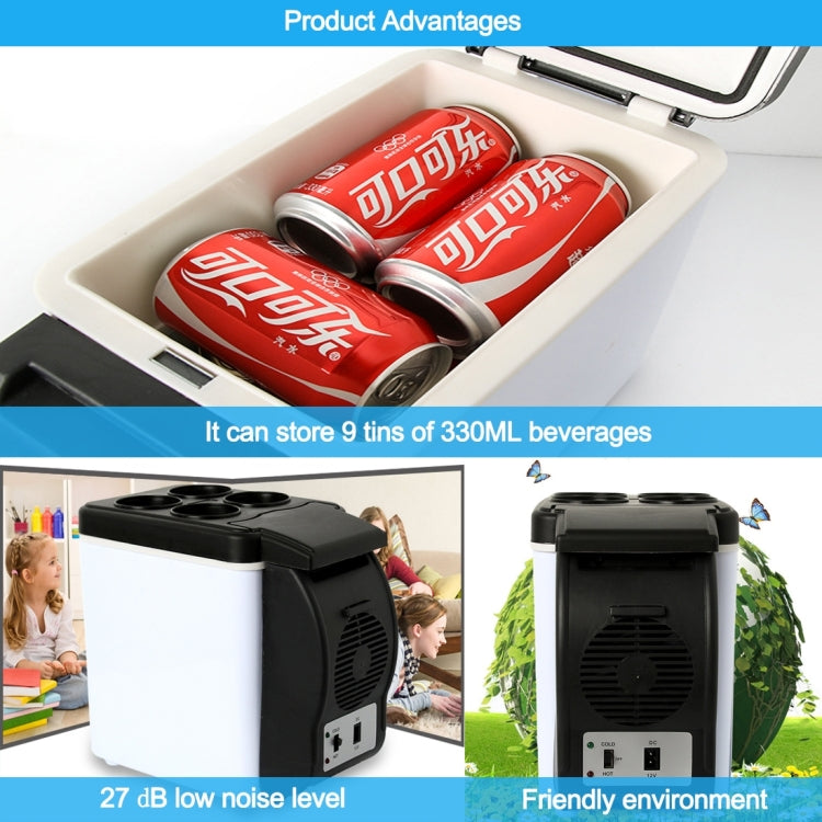 Car Auto 48W Portable Multi-Function Cooling and Warming 6L Low Noise Refrigerator for Car and Home, Cord Length: 1.8m - Refrigerators by PMC TechLife | Online Shopping South Africa | PMC TechLife | Buy Now Pay Later Mobicred