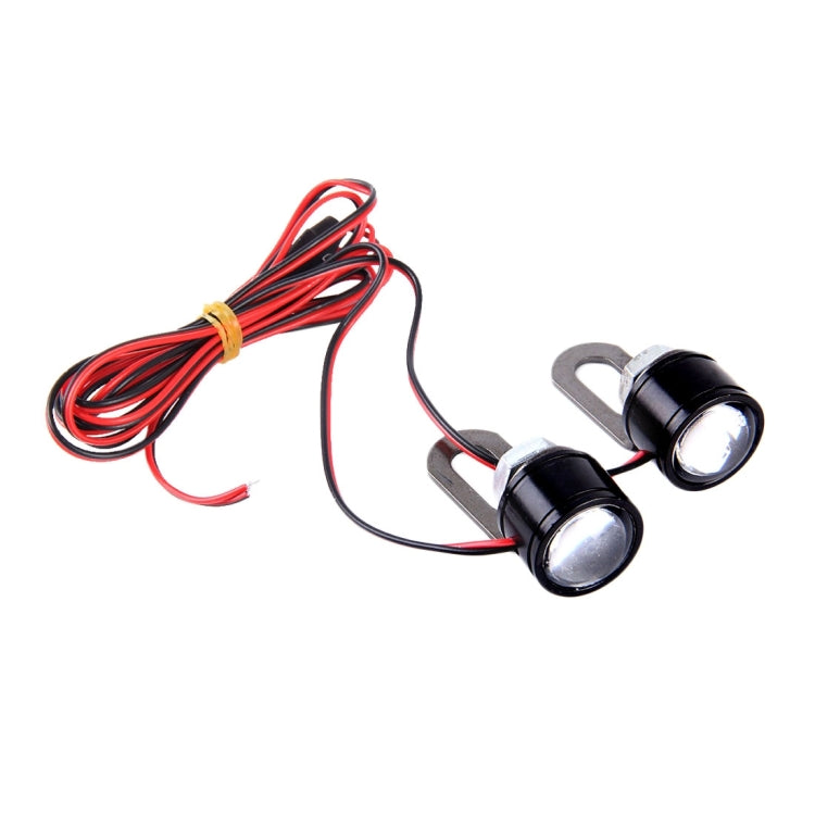2 PCS 12V 3W Eagle Eyes LED Light For Motorcycle ���Wire Length: 45cm(Red Light) - Eagle Eye Lights by PMC TechLife | Online Shopping South Africa | PMC TechLife