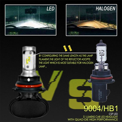 2 PCS 9004 IP65 Waterproof White Light 12 CSP LED Car Headlight Bulb,  9-36V / 18W, 6000K / 2000LM - LED Headlamps by PMC Jewellery | Online Shopping South Africa | PMC Jewellery | Buy Now Pay Later Mobicred