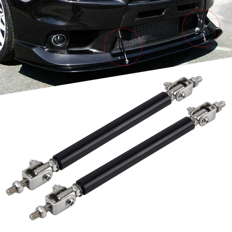 2 PCS Car Modification Large Surrounded By The Rod Telescopic Lever Front and Rear Bars Fixed Front Lip Back Shovel Adjustable Small Rod, Length: 20cm(Black) - Trunk & Bumper Accessories by PMC TechLife | Online Shopping South Africa | PMC TechLife | Buy Now Pay Later Mobicred