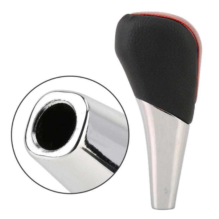 Universal High Carbon Fiber Texture Leather Hole Pattern Car Gear Shift Knob Modified Shifter Lever Knob - free shipping - PMC TechLife - Order now!