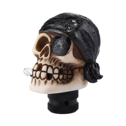 Pirate Skull Shaped Universal Vehicle Car Shifter Cover Manual Automatic Gear Shift Knob (Black) - Shift Knob by PMC Jewellery | Online Shopping South Africa | PMC Jewellery