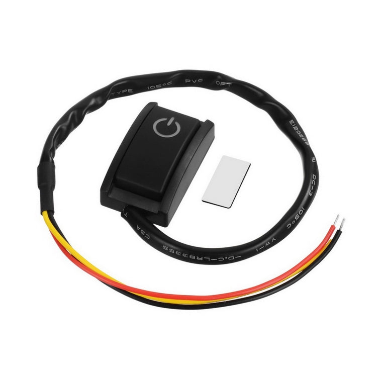 Jtron Car DIY Switch Paste Type Button Switch Paste Type Button Switch Double Sided with Adhesive Tape OFF/ON DC 12V/200mA - Car Switches by PMc TechLife | Online Shopping South Africa | PMc TechLife | Buy Now Pay Later Mobicred