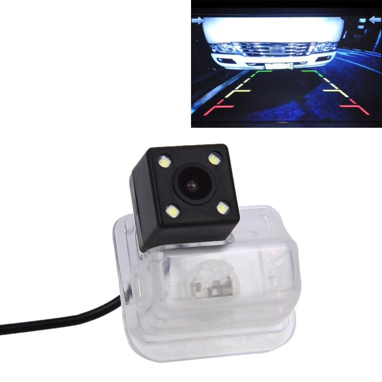 656��492 Effective Pixel HD Waterproof 4 LED Night Vision Wide Angle Car Rear View Backup Reverse Camera for 2013-2017 Version Mazda CX-5/2010-2011 Version Mazda CX-7 - Rear View Cameras by PMC TechLife | Online Shopping South Africa | PMC TechLife | Buy Now Pay Later Mobicred