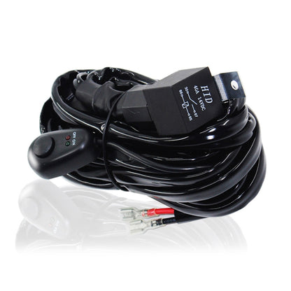 Offroad Driving 300W Light Bar Wiring Harness with Fuse DC 14V 40 Amp Relay ON/OFF Switch - Wires by PMC Jewellery | Online Shopping South Africa | PMC Jewellery | Buy Now Pay Later Mobicred