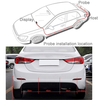 Car Buzzer Reverse Backup Radar System - Premium Quality 4 Parking Sensors Car Reverse Backup Radar System with LCD Display(Blue) - Radar Detectors by PMC Jewellery | Online Shopping South Africa | PMC Jewellery | Buy Now Pay Later Mobicred