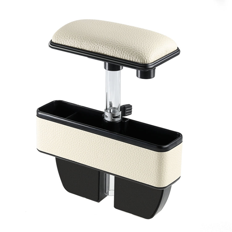 Universal Car Multi-functional Console Side Pocket Seat Gap Side Storage Box with Elbow Support Pad (Beige) - Stowing Tidying by PMC Jewellery | Online Shopping South Africa | PMC Jewellery | Buy Now Pay Later Mobicred