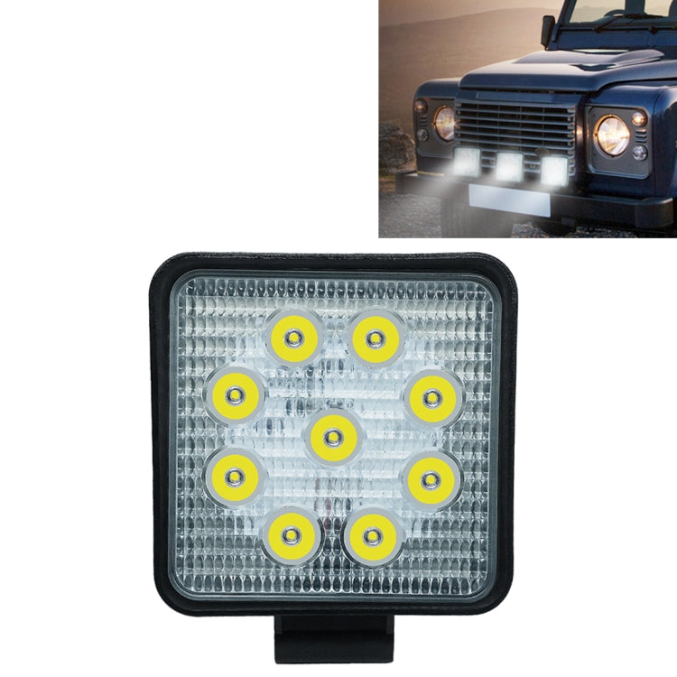 6.7W White Light Square-Shaped Waterproof Car Boat Marine Work Lights Spotlight LED Bulbs, DC 9-30V - Work Lights by PMC Jewellery | Online Shopping South Africa | PMC Jewellery | Buy Now Pay Later Mobicred