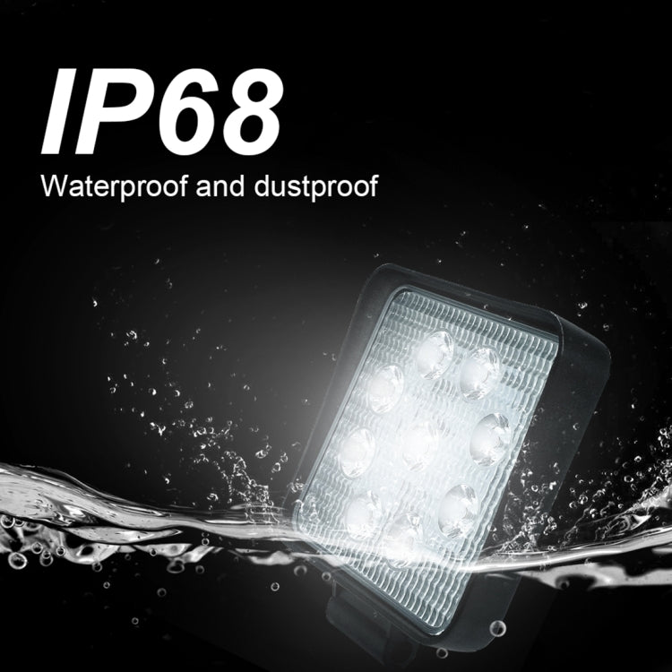 6.7W White Light Square-Shaped Waterproof Car Boat Marine Work Lights Spotlight LED Bulbs, DC 9-30V - Work Lights by PMC TechLife | Online Shopping South Africa | PMC TechLife | Buy Now Pay Later Mobicred