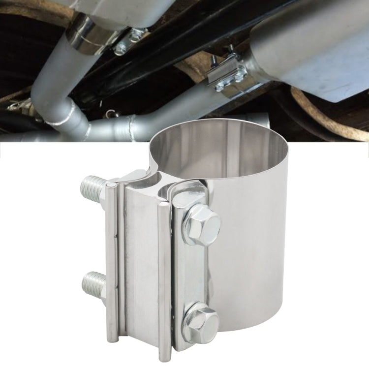 2.75 inch Car Turbo Exhaust Downpipe Stainless Steel Lap Joint Band Clamp - Booster Cable & Clip by PMC TechLife | Online Shopping South Africa | PMC TechLife | Buy Now Pay Later Mobicred