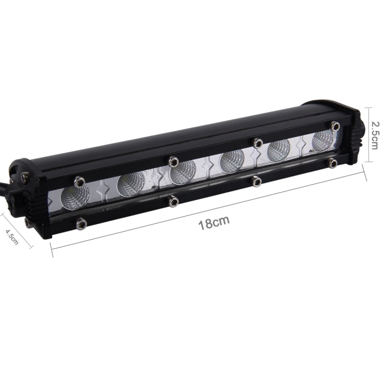 DC 10-30V 18W 2300LM 6500K Waterproof Vehicle Car Boat Marine External Work Lights Emergency Lights 60 Degrees Adjustable Flood Light LED Car Bulbs with 6 Intense LED Lights(White Light) - Work Lights by PMC Jewellery | Online Shopping South Africa | PMC Jewellery | Buy Now Pay Later Mobicred