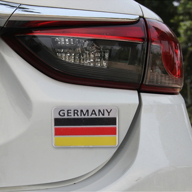Germany Flag Style Metal Car Sticker - 3D Metal Sticker by PMC TechLife | Online Shopping South Africa | PMC TechLife | Buy Now Pay Later Mobicred