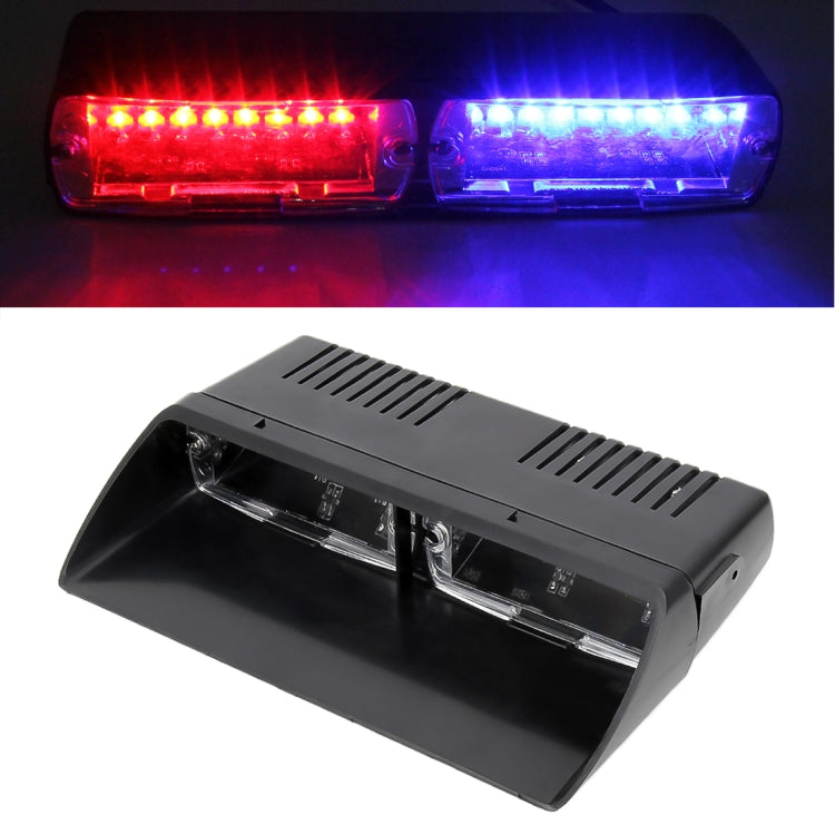 DC 12V 4.2W 16LEDs Crystal Lamp Beads Car Windshield Warning Lamp 18 Flash Patterns(Adjustable) - Warning Lights by PMC Jewellery | Online Shopping South Africa | PMC Jewellery | Buy Now Pay Later Mobicred