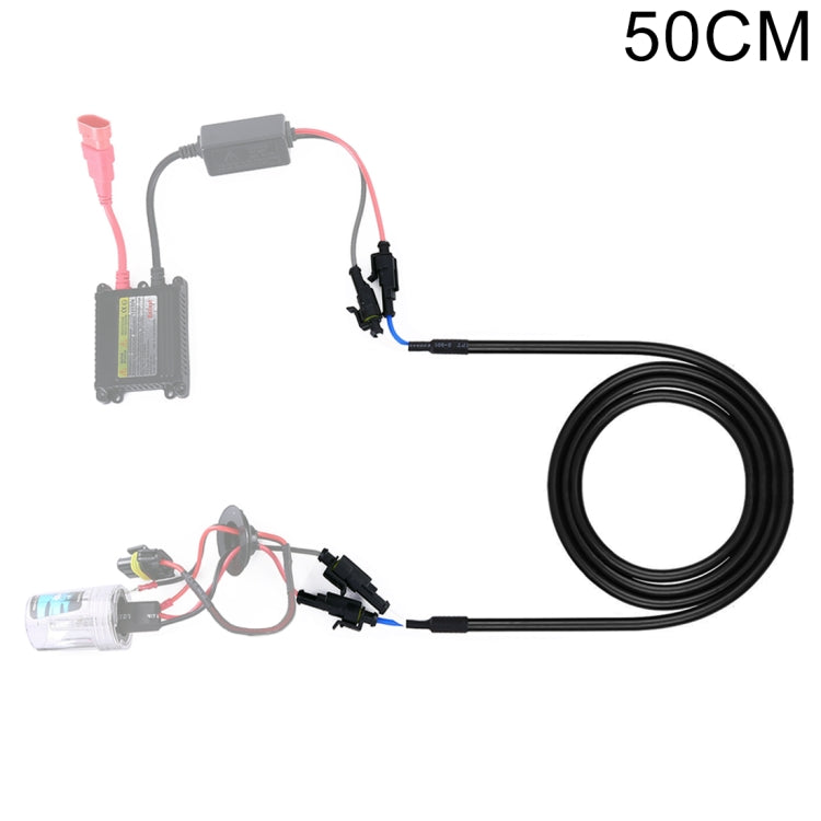 50cm Car HID Xenon Ballast High Voltage Extension Cable Harness - Wires by PMC Jewellery | Online Shopping South Africa | PMC Jewellery