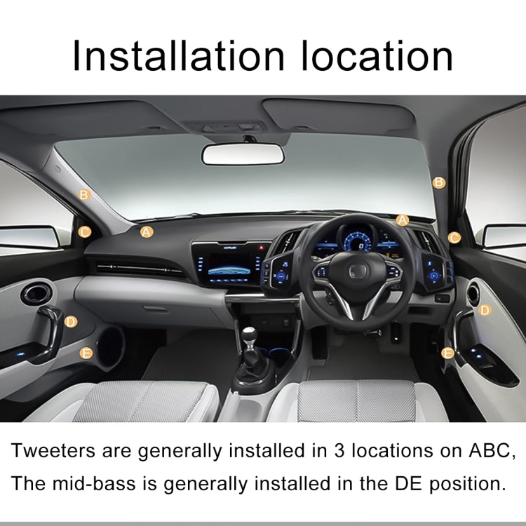 2 PCS CQS-106 1000W 98dB Car Dome Tweeter Audio Loudspeaker Treble Speaker - Car Amplifiers by PMC TechLife | Online Shopping South Africa | PMC TechLife | Buy Now Pay Later Mobicred