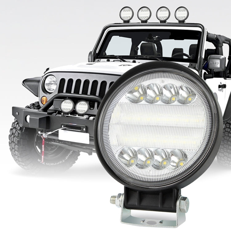 2 PCS 4 inch 15W Spot / Flood Light White Light Round-Shaped Waterproof Car SUV Work Lights Spotlight LED Bulbs, DC 9-30V - Work Lights by PMC Jewellery | Online Shopping South Africa | PMC Jewellery | Buy Now Pay Later Mobicred