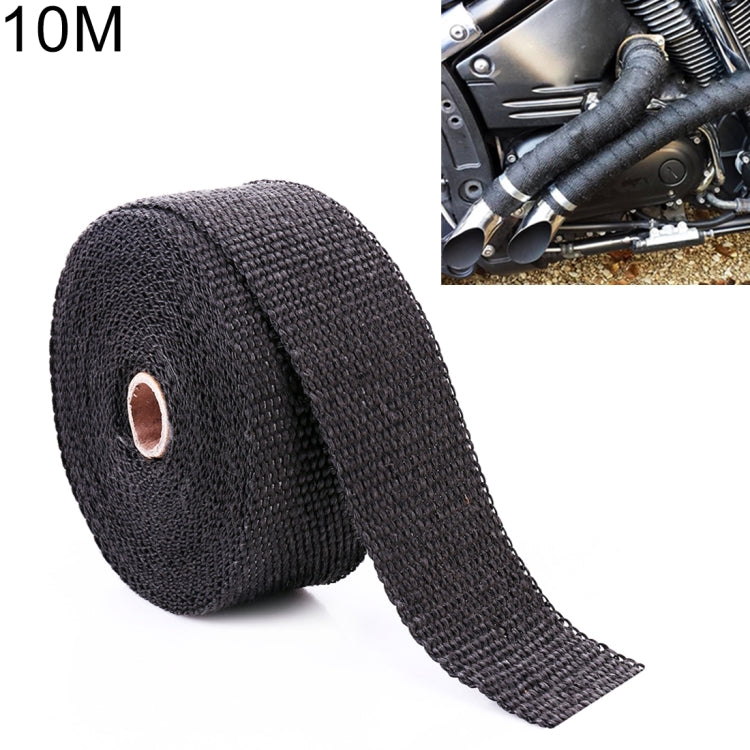 10m Cotton Material Exhaust Wrap Auto Motorcycle Exhaust Heat Shield Wrap Heat Resistant Wrap, Random Color Delivery - Exhaust Pipes by PMC Jewellery | Online Shopping South Africa | PMC Jewellery