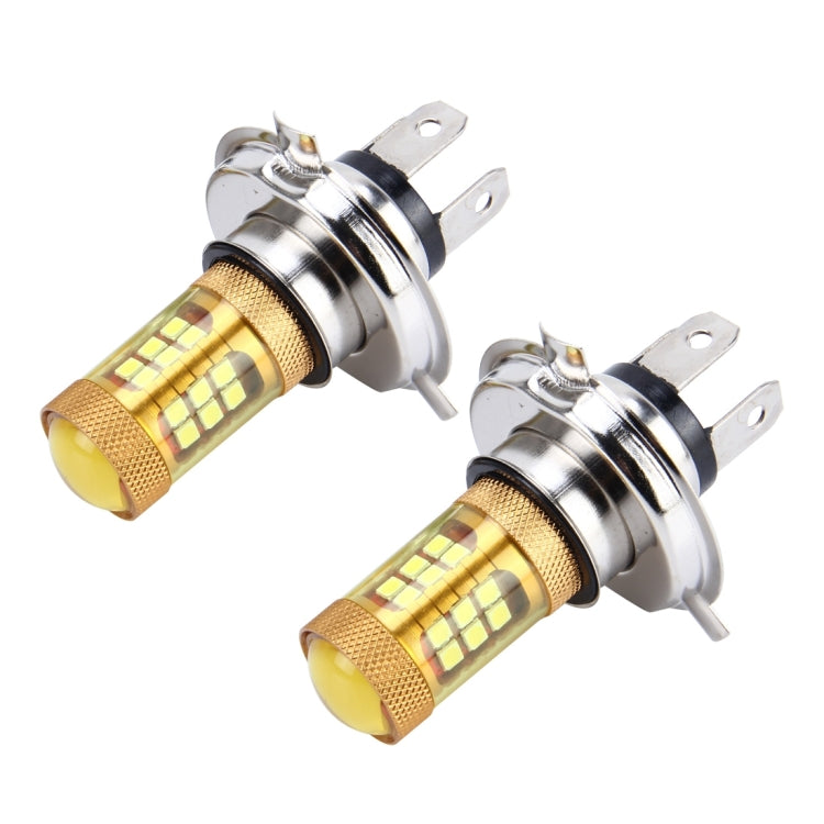 2 PCS H4 10W 1000 LM Car Fog Lights with 28 SMD-3030 LED Lamps, DC 12V(Gold Light) - Fog / Driving Lights by PMC Jewellery | Online Shopping South Africa | PMC Jewellery | Buy Now Pay Later Mobicred