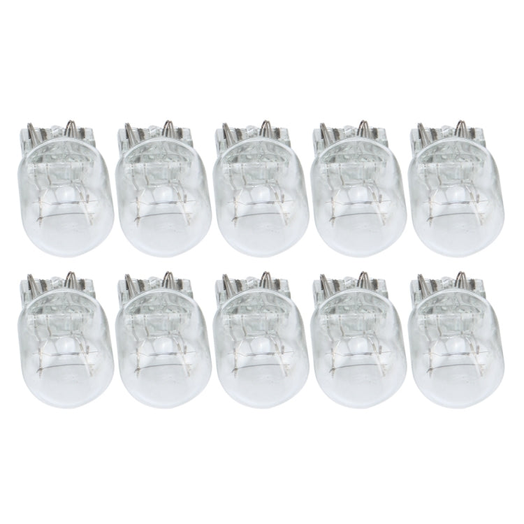 10 PCS 7443 3W Car Turn Light with Glass Shell, DC 12V (Warm White) - Arrow Turn Lights by PMC Jewellery | Online Shopping South Africa | PMC Jewellery | Buy Now Pay Later Mobicred