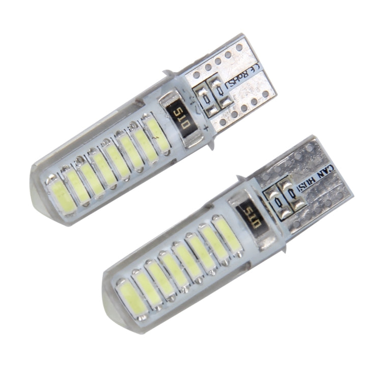 2PCS T10 3W 16 SMD-4014 LEDs Car Clearance Lights Lamp, DC 12V(White Light) - Clearance Lights by PMC TechLife | Online Shopping South Africa | PMC TechLife | Buy Now Pay Later Mobicred