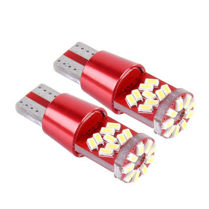 2 PCS T10 5W 27 SMD-3014 LEDs Car Clearance Light Lamp, DC 12V(Pink Light) - Clearance Lights by PMC Jewellery | Online Shopping South Africa | PMC Jewellery | Buy Now Pay Later Mobicred