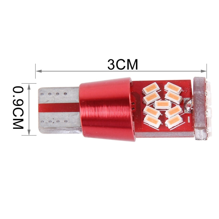 2 PCS T10 5W 27 SMD-3014 LEDs Car Clearance Light Lamp, DC 12V(Pink Light) - free shipping - PMC TechLife - Order now!