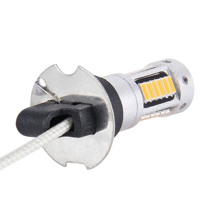 2 PCS H3 10W 30 SMD-4014 LEDs Car Fog Light, DC 12V(Orange Light) - Fog / Driving Lights by PMC TechLife | Online Shopping South Africa | PMC TechLife | Buy Now Pay Later Mobicred