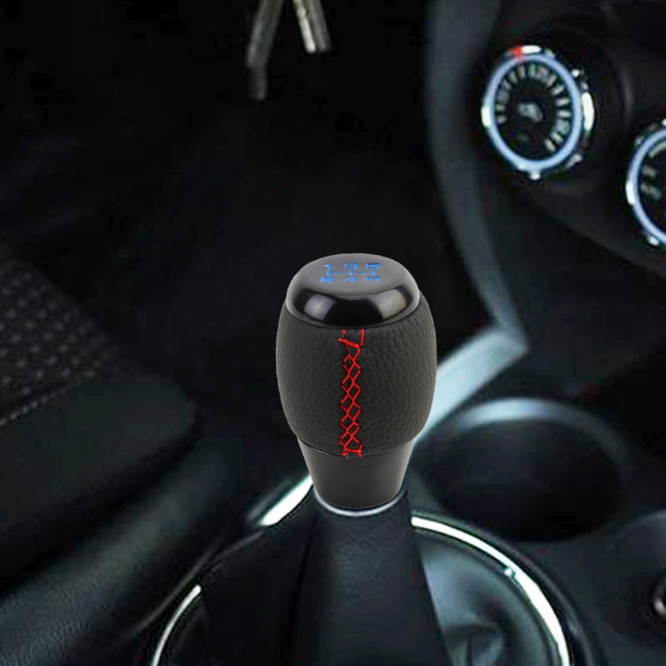 Universal Car Leather Metal Gear Shift Knob Modified Car Auto Transmission Shift Lever Knob - Shift Knob by PMC TechLife | Online Shopping South Africa | PMC TechLife | Buy Now Pay Later Mobicred