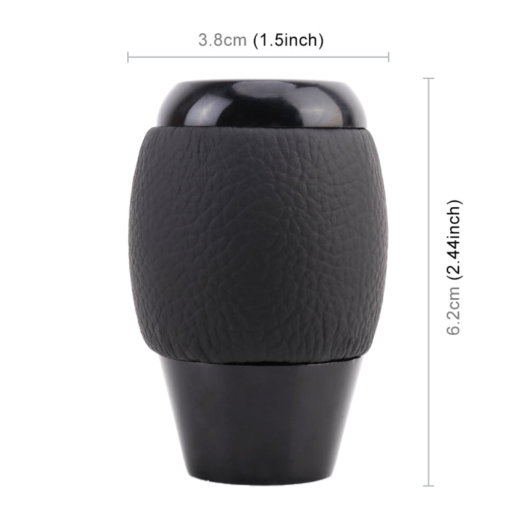 Universal Car Leather Metal Gear Shift Knob Modified Car Auto Transmission Shift Lever Knob - Shift Knob by PMC Jewellery | Online Shopping South Africa | PMC Jewellery | Buy Now Pay Later Mobicred