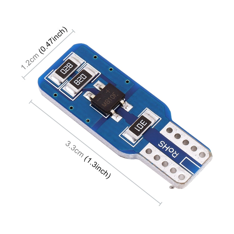 2 PCS T10 / W5W / 168 / 194 DC12V 1.2W 6000K 80LM 33LEDs SMD-3014 Car Reading Lamp Clearance Light, with Decoder - Clearance Lights by PMC TechLife | Online Shopping South Africa | PMC TechLife | Buy Now Pay Later Mobicred