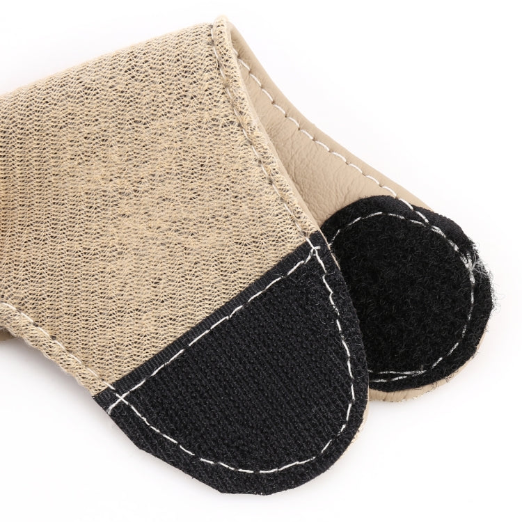 Universal Nonslip Breathable Genuine Leather Car Gear Shift Knob Cover(Grey) - Shift Knob by PMC TechLife | Online Shopping South Africa | PMC TechLife | Buy Now Pay Later Mobicred