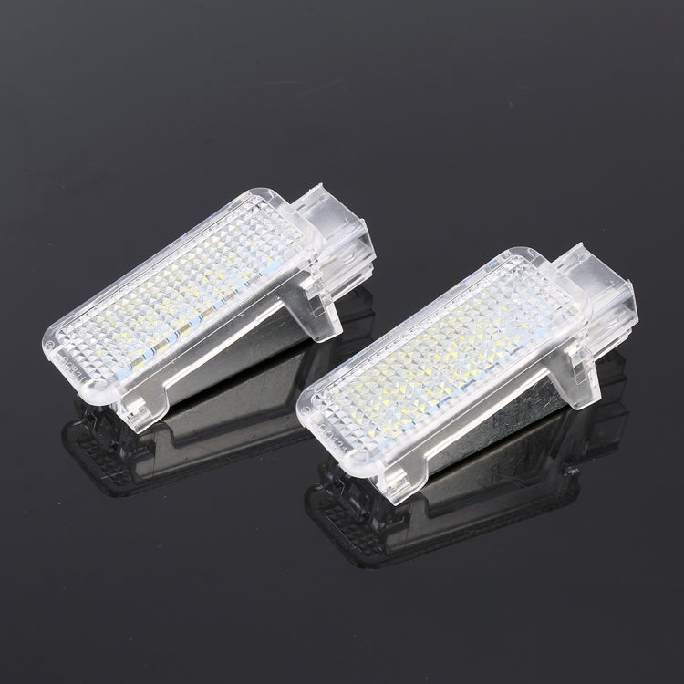 2 PCS LED Car DC 12V 1.5W Door Lights Lamps for Audi / Volkswagen(White Light) - Door Lights by PMC Jewellery | Online Shopping South Africa | PMC Jewellery | Buy Now Pay Later Mobicred