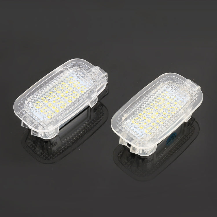 2 PCS LED Car DC 12V 1.5W 6000K 100LM Door Lights Lamps 18LEDs SMD-3528 Lamps for Mercedes Benz - Door Lights by PMC Jewellery | Online Shopping South Africa | PMC Jewellery | Buy Now Pay Later Mobicred