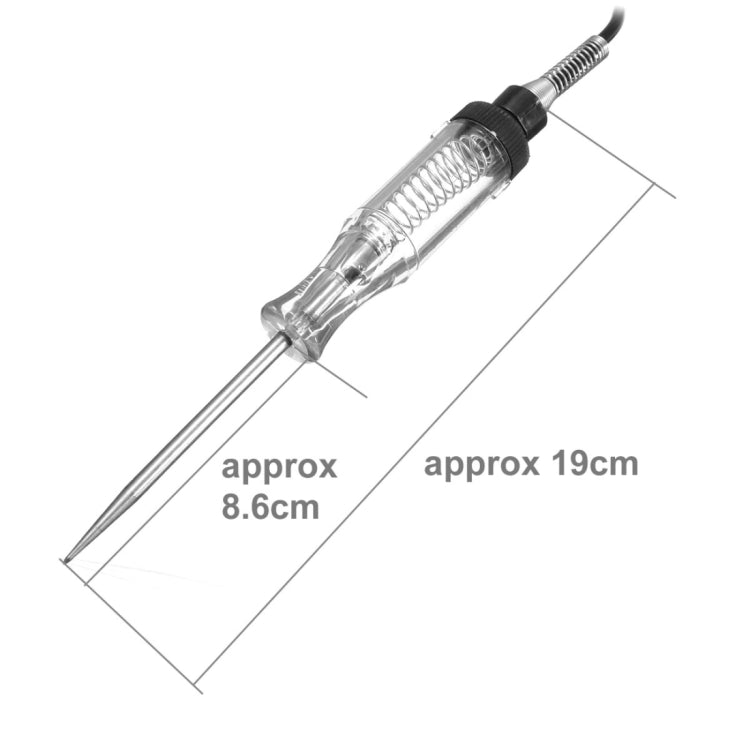 1M Car Voltage Circuit Tester for 6-24V DC Long Systems Probe Continuity Test Light - Electronic Test by PMC TechLife | Online Shopping South Africa | PMC TechLife