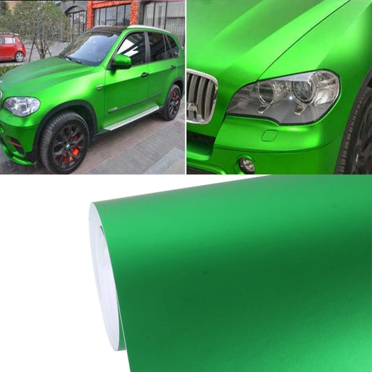 1.52m × 0.5m Ice Blue Metallic Matte Icy Ice Car Decal Wrap Auto Wrapping Vehicle Sticker Motorcycle Sheet Tint Vinyl Air Bubble Free(Green) - Auto Film by PMC Jewellery | Online Shopping South Africa | PMC Jewellery | Buy Now Pay Later Mobicred