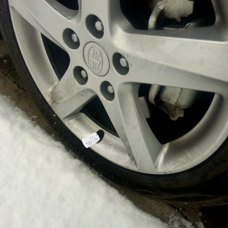 4PCS SA Metal Plated Hexagon Shape Universal Tire Valve Stem Cap(Silver) - free shipping - PMC TechLife - Order now!