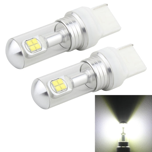 2 PCS 7440 40W 800 LM 6000K Car Turn Light Backup Light Brake Light with 8 CREE Lamps, DC 12V(White Light) - Arrow Turn Lights by PMC Jewellery | Online Shopping South Africa | PMC Jewellery | Buy Now Pay Later Mobicred